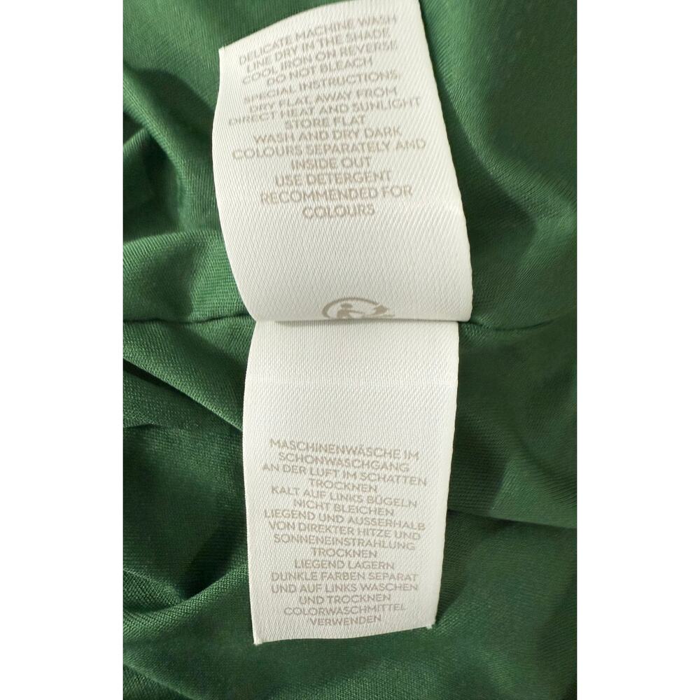 Boden Green Midi Dress with Pink Belt - Picture 13 of 13